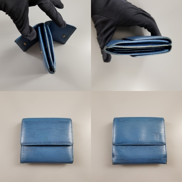 LOUIS VUITTON Portefeuille Long Men's Porte Bilfold Epi leather Wallet/France - Picture 8 of 16